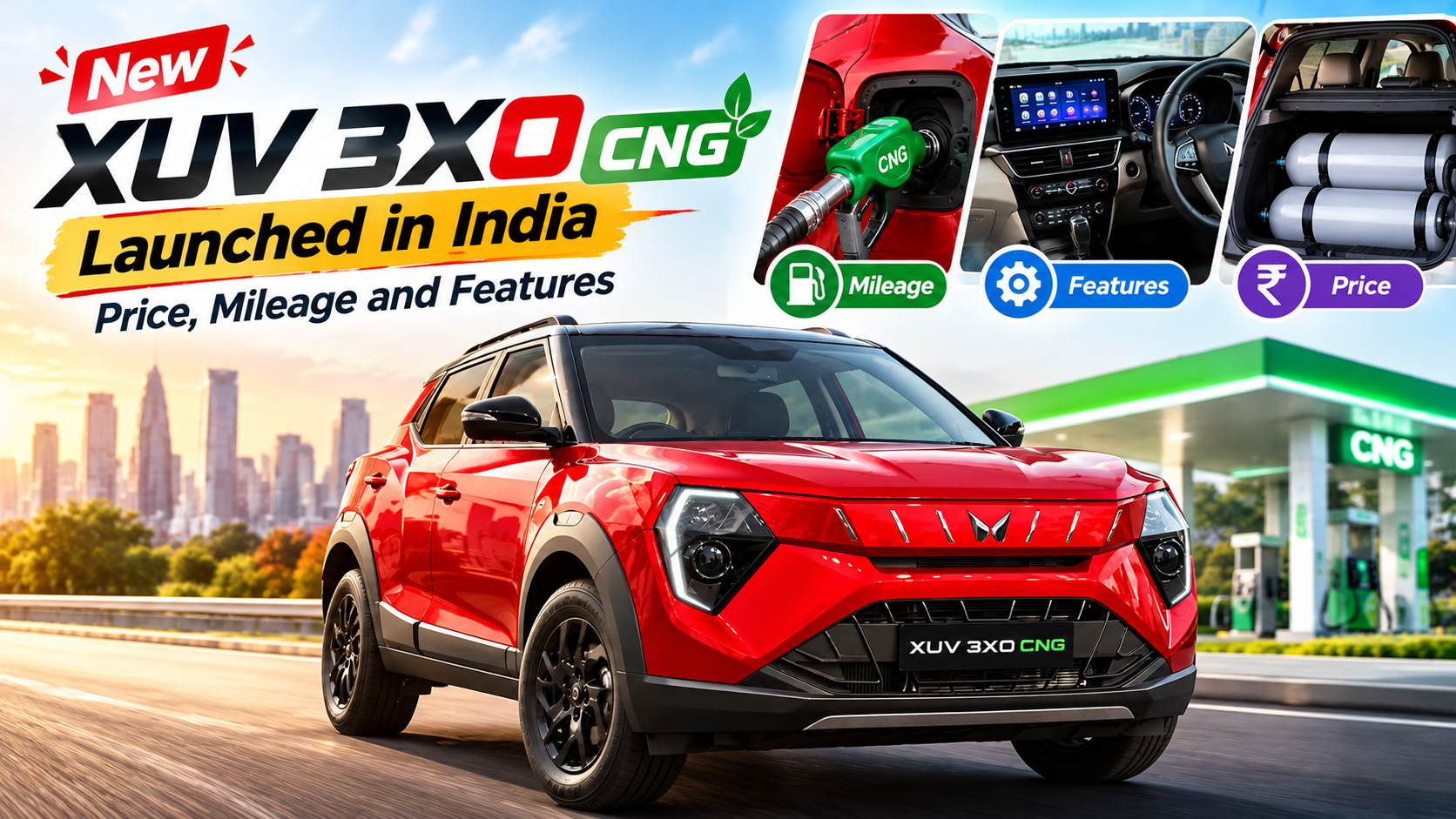 New XUV 3XO CNG Launched in India: Price, Mileage and Features